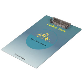 Geology Study Clipboard – Personalized