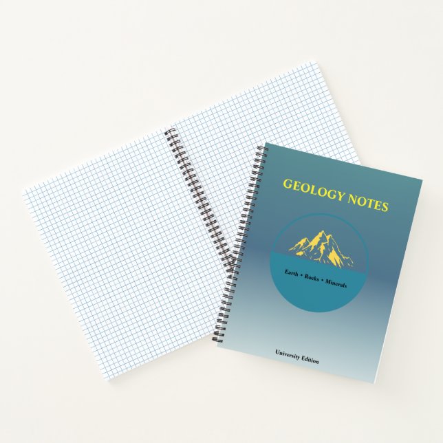 Geology Study Notebook – Minimal Academic Design (Inside)