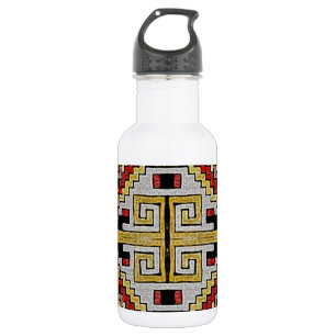 Geomethric Tribal/Ethnic Pattern 532 Ml Water Bottle