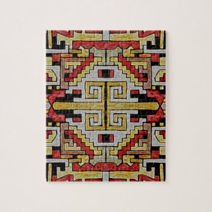 Geomethric Tribal/Ethnic Pattern Jigsaw Puzzle