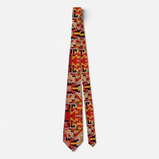 Geomethric Tribal/Ethnic Pattern Tie