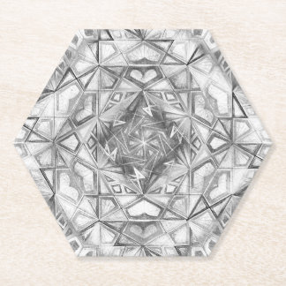 Geometic Worlds Paper Coaster