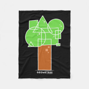 Geometree I Fleece Blanket