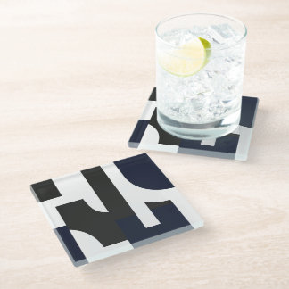 Geometría para sostenerse glass coaster