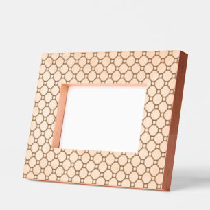 Geometric 007 neutral & blue etched frames