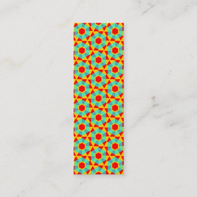 Geometric 060614 (1) mini business card (Front)