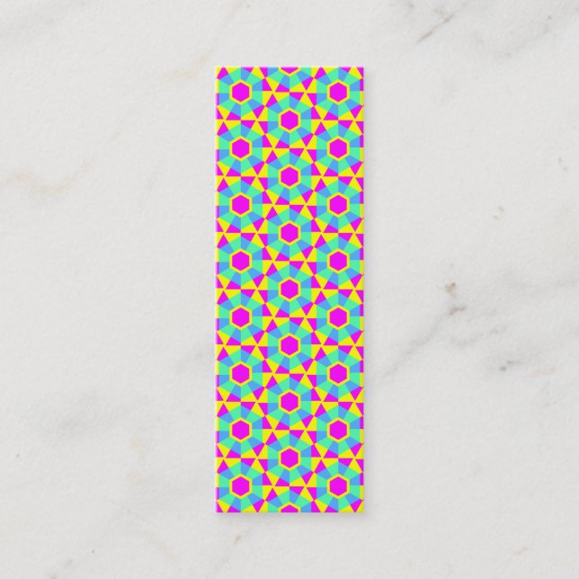 Geometric 060614 (2) mini business card (Front)