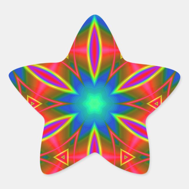 Geometric 160614 (01) star sticker (Front)