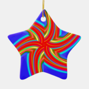 Geometric 160614 (04) ceramic ornament