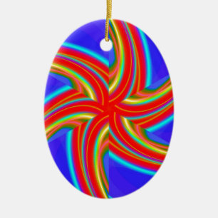 Geometric 160614 (04) ceramic ornament