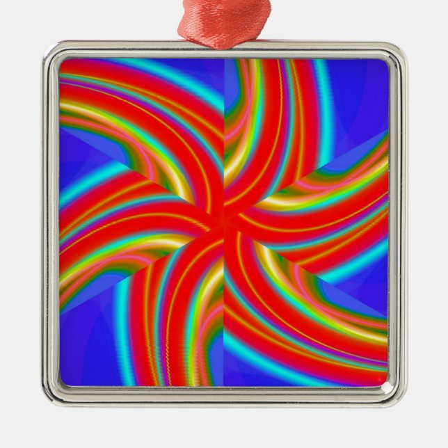 Geometric 160614 (04) metal ornament (Front)