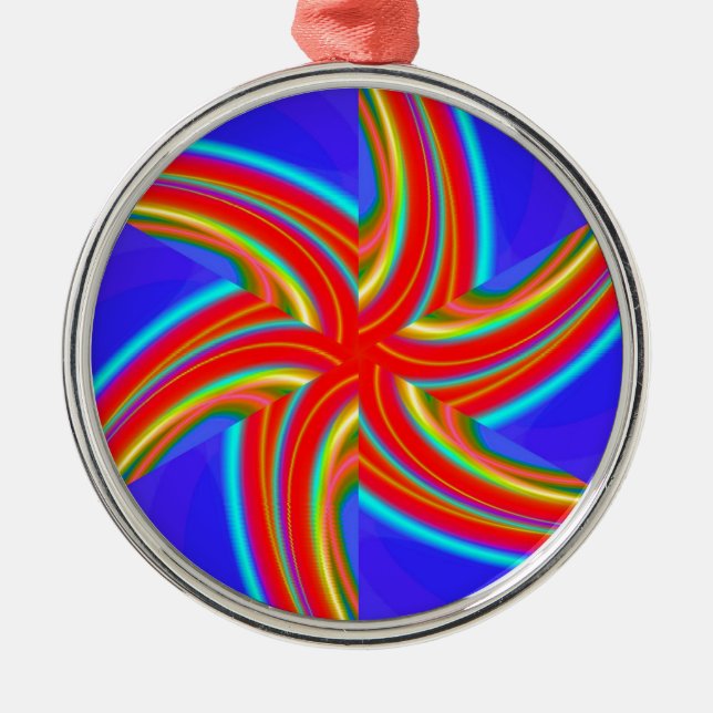 Geometric 160614 (04) metal tree decoration (Front)