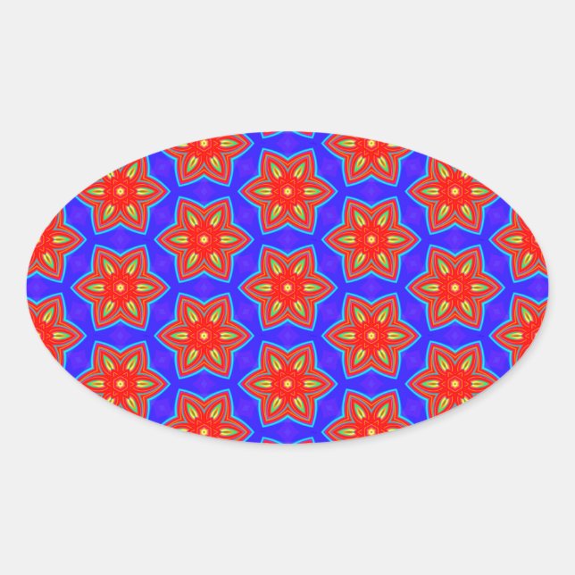 Geometric 160614 (05) oval sticker (Front)