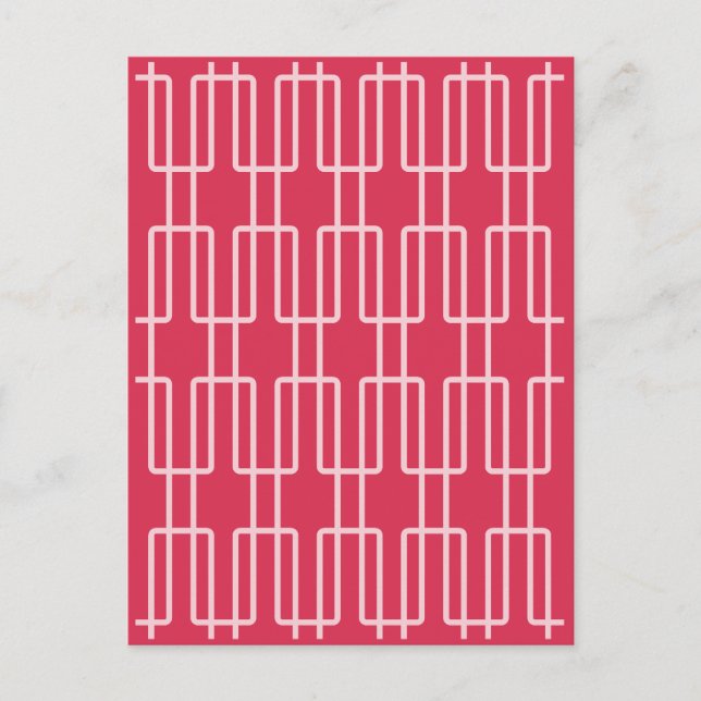 Geometric 1 Abstract Pattern Postcard (Front)