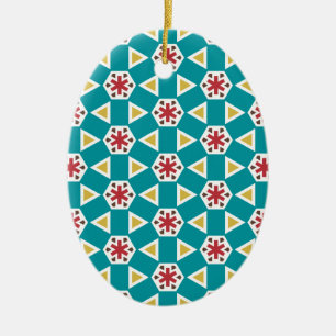 Geometric 230614 (01) ceramic ornament