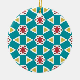 Geometric 230614 (01) ceramic tree decoration