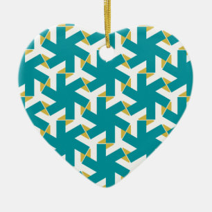 Geometric 230614 (03) ceramic ornament