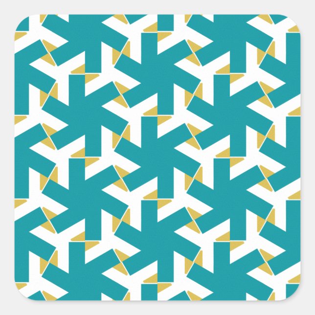 Geometric 230614 (03) square sticker (Front)