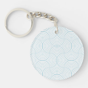 geometric #2 key ring