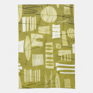 GEOMETRIC 2 MoJo Kitchen Towel - LEMON YELLOW