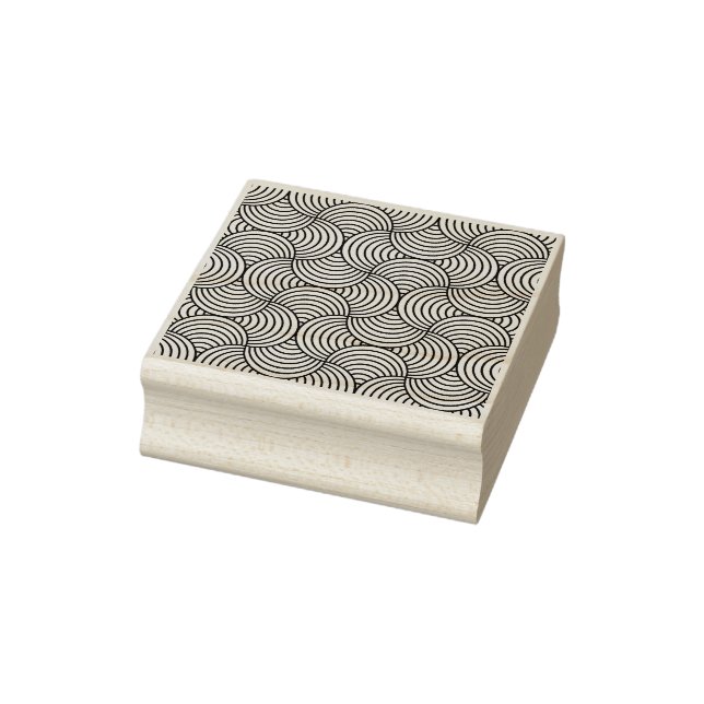 geometric #2 rubber stamp (Stamp)