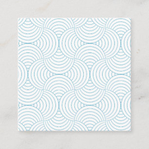 geometric #2 square business card