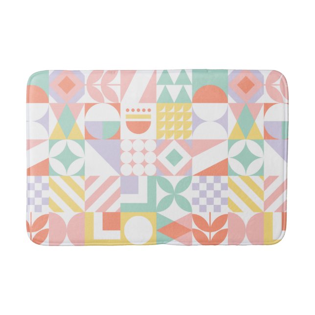 geometric #32 bath mat (Front)