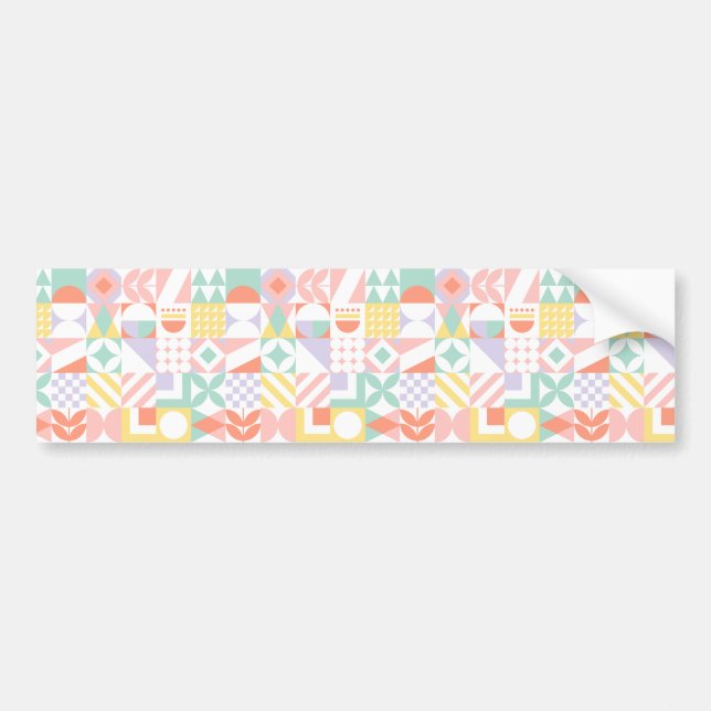 geometric #32 bumper sticker (Front)