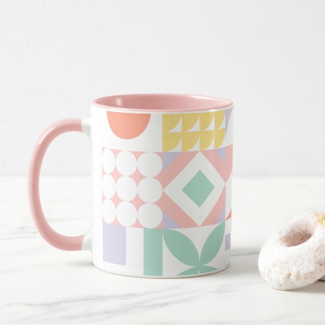 geometric #32 mug (With Donut)