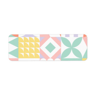 geometric #32 return address label