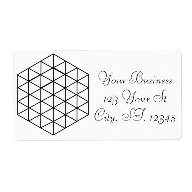 Geometric 3-D Cube Thunder_Cove (Front)