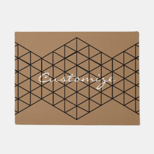 Geometric 3-D Cube Thunder_Cove  Doormat