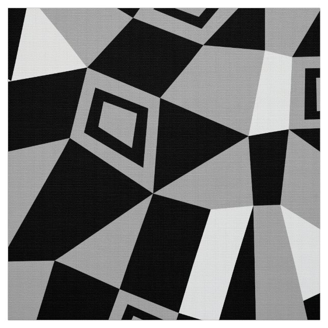 Geometric Abstract 050919 - Grey Fabric (Swatch)