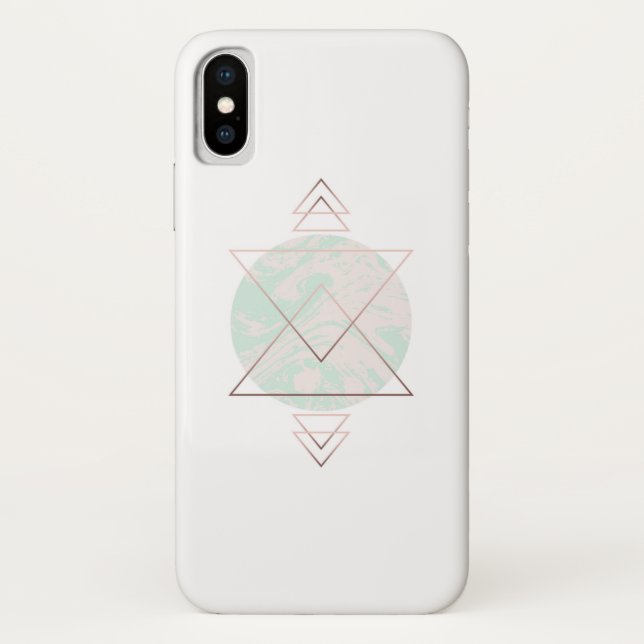 Geometric Abstract Art Design Case-Mate iPhone Case (Back)
