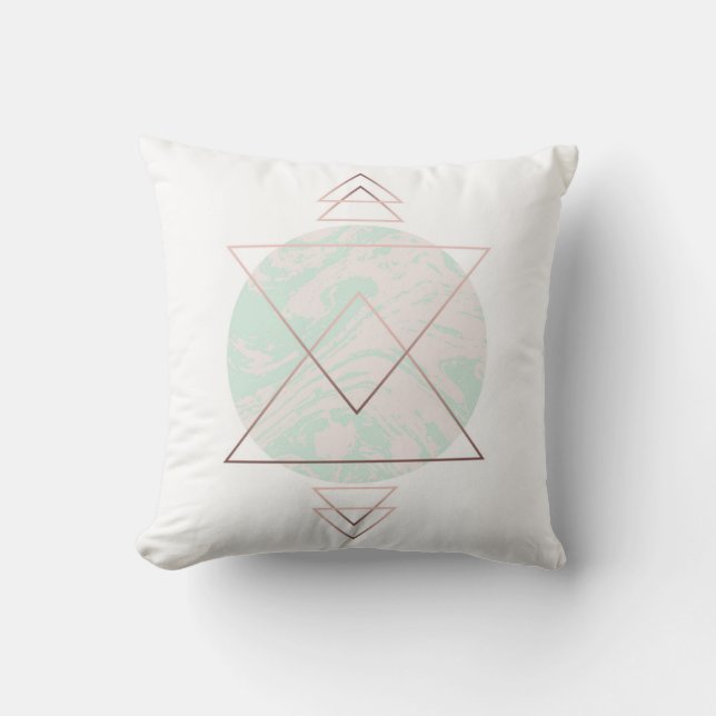 Geometric Abstract Art Design Cushion (Front)