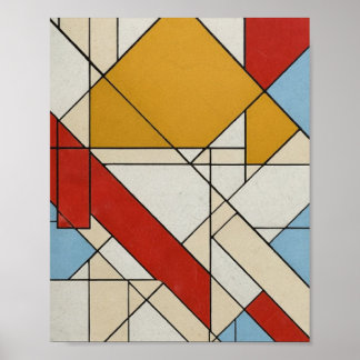 Geometric Abstract Art Poster