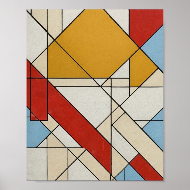 Geometric Abstract Art Poster (Front)