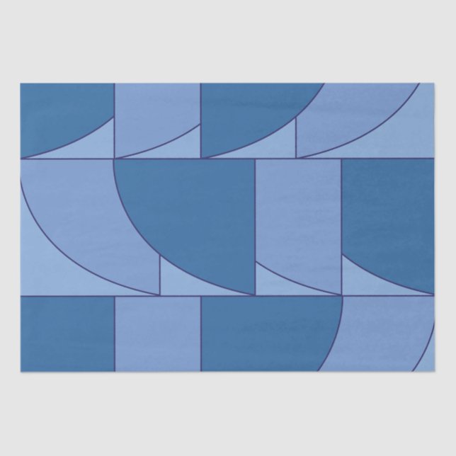 Geometric Abstract Art Tissue Paper (Front)