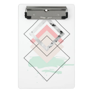 Geometric Abstract Design Mini Clipboard