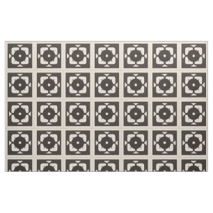 Geometric Abstract Design with Symmetrical Pattern Fabric