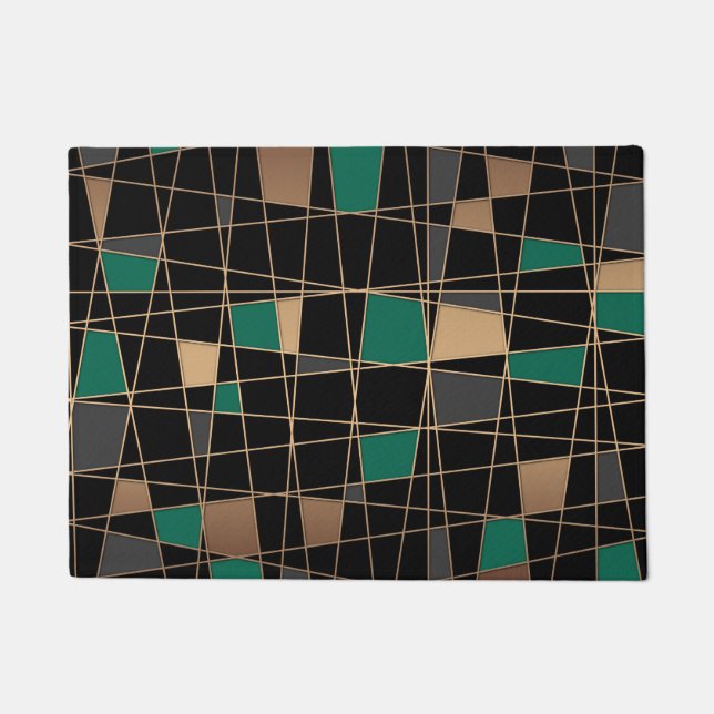 Geometric, abstract doormat (Front)
