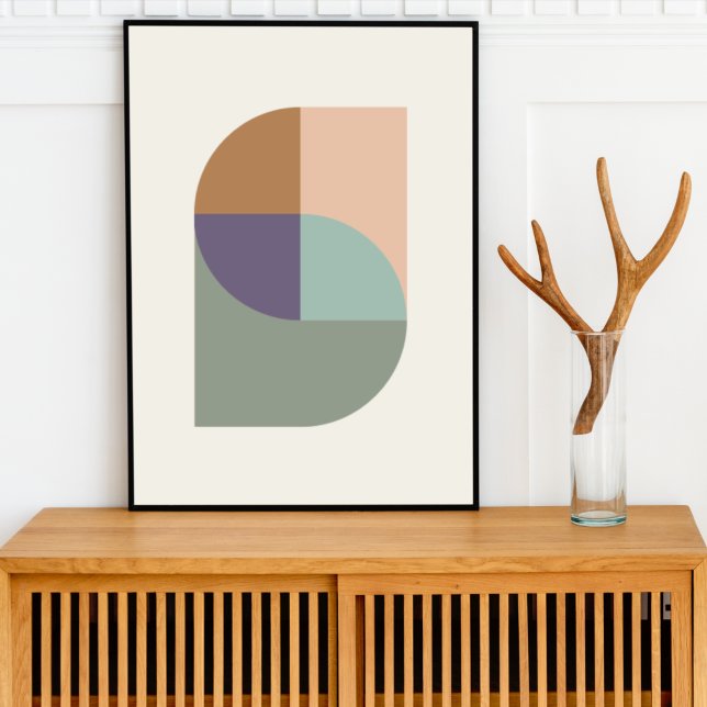 Geometric Abstract Elegant Muted Modern Minimal Poster (Creator Uploaded)