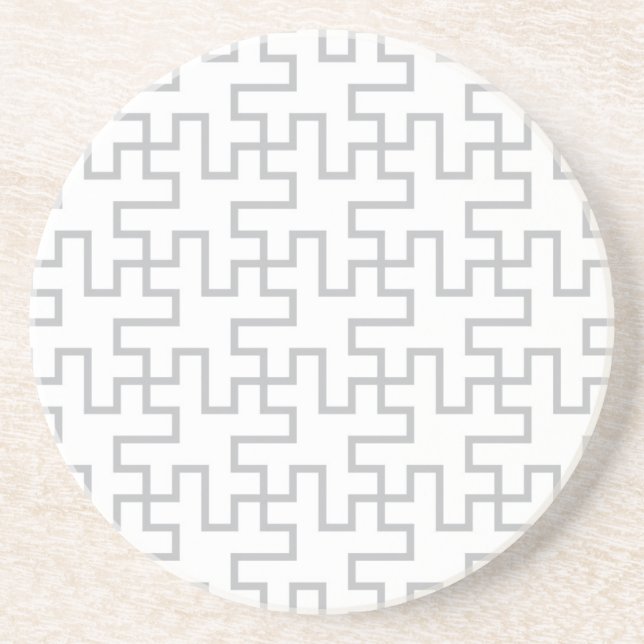Geometric Abstract Floor Design Coaster (Front)