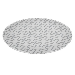 Geometric Abstract Floor Design Cutting Board