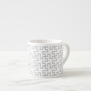 Geometric Abstract Floor Design Espresso Cup
