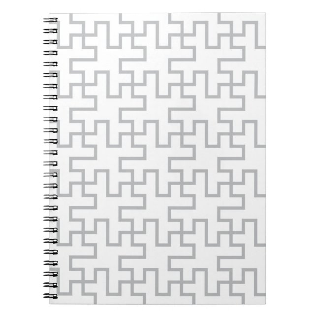 Geometric Abstract Floor Design Notebook (Front)