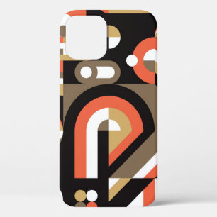Geometric Abstract: Futuristic Artwork Design. iPhone 12 Case