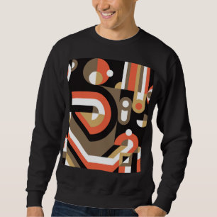 Geometric Abstract: Futuristic Artwork Design. Sweatshirt