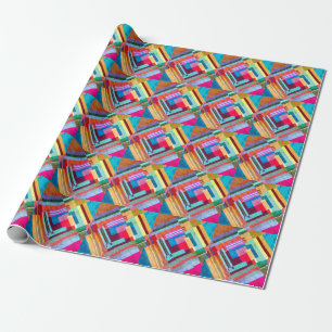 Geometric abstract, graphic colour background. wrapping paper