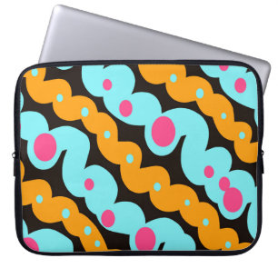 Geometric abstract laptop sleeve